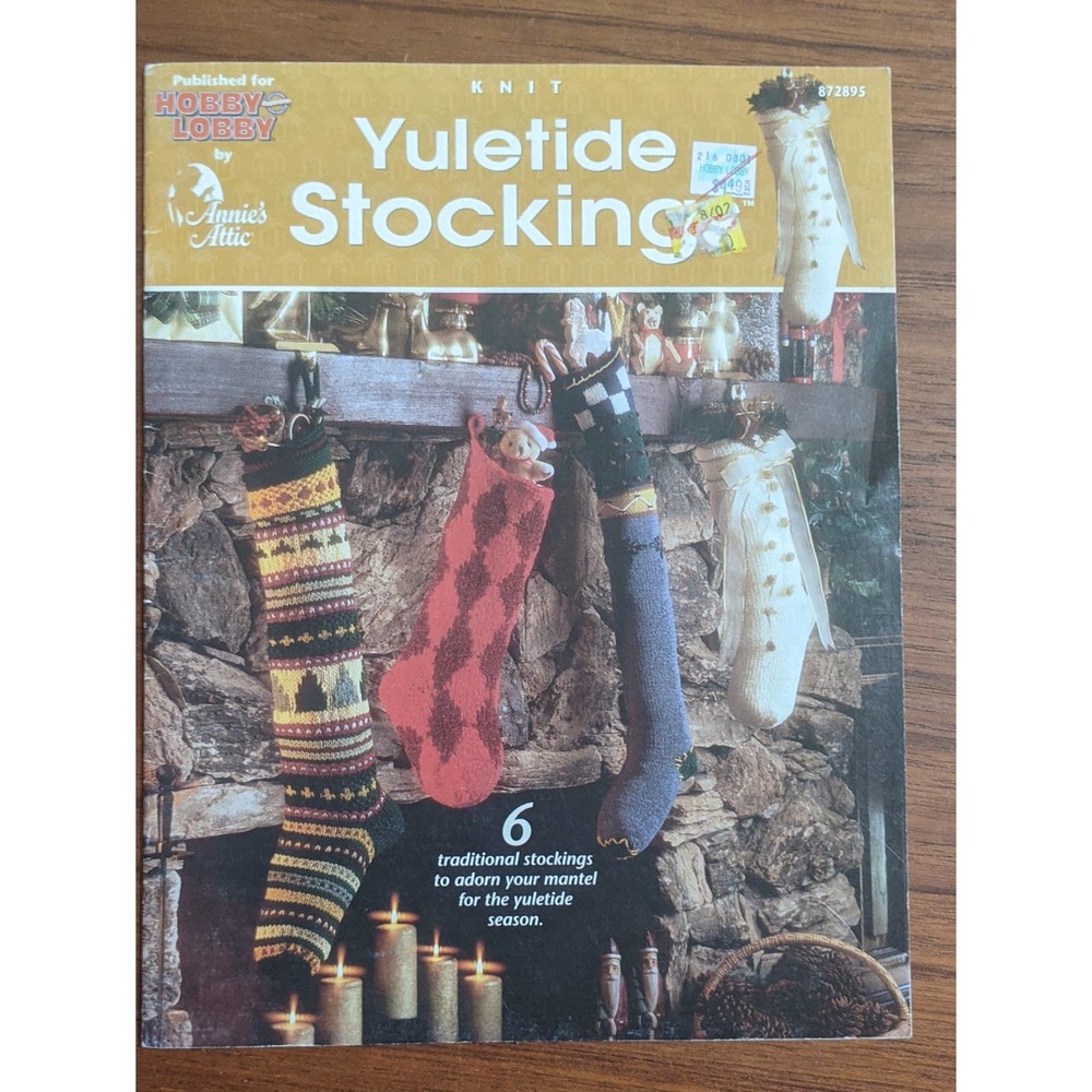 Yuletide Stockings Knit Pattern Book